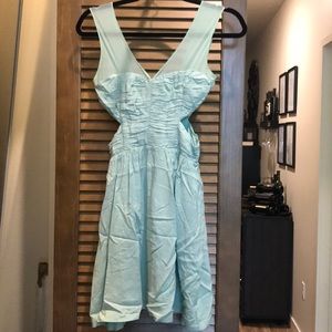 Mint Green Cut Out Dress